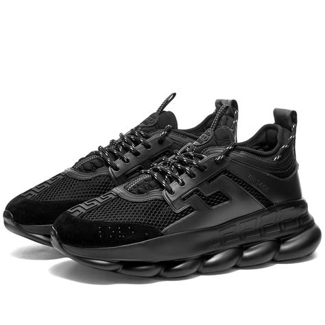 versace chain reaction black outfit|Versace chain reaction black laces.